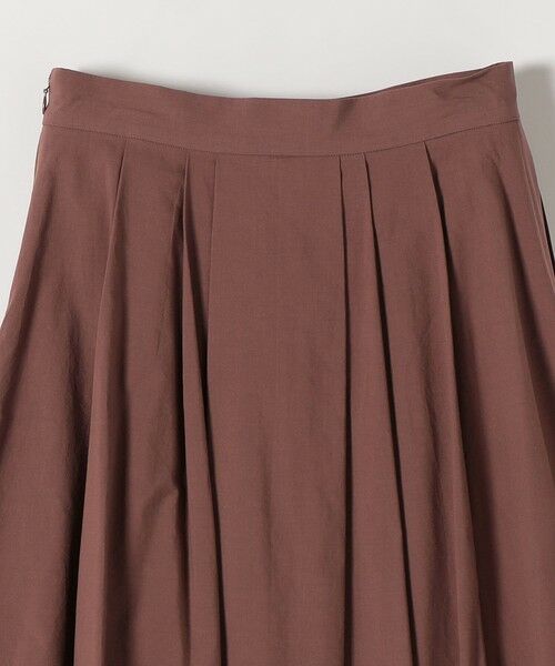 SHIPS / シップス ロング・マキシ丈スカート | 《予約》SHIPS any:〈洗濯機可能〉コットンミックス タイプライター フレア タック スカート | 詳細13