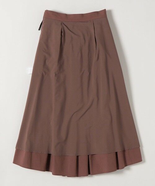 SHIPS / シップス ロング・マキシ丈スカート | 《予約》SHIPS any:〈洗濯機可能〉コットンミックス タイプライター フレア タック スカート | 詳細14