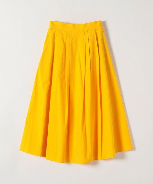 SHIPS / シップス ロング・マキシ丈スカート | 《予約》SHIPS any:〈洗濯機可能〉コットンミックス タイプライター フレア タック スカート | 詳細23