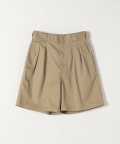 SHIPS / シップス ショート・ハーフ・半端丈パンツ | DICKIES:〈洗濯機可能〉ツイル ツータック ショート パンツ