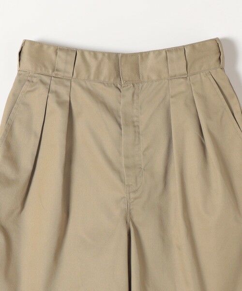 SHIPS / シップス ショート・ハーフ・半端丈パンツ | DICKIES:〈洗濯機可能〉ツイル ツータック ショート パンツ | 詳細2