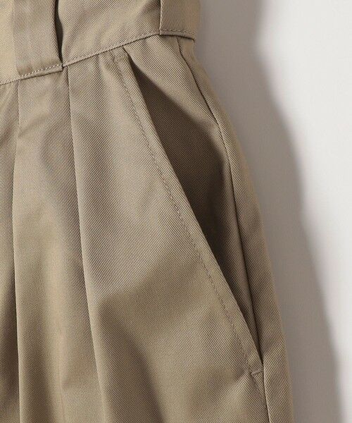SHIPS / シップス ショート・ハーフ・半端丈パンツ | DICKIES:〈洗濯機可能〉ツイル ツータック ショート パンツ | 詳細3
