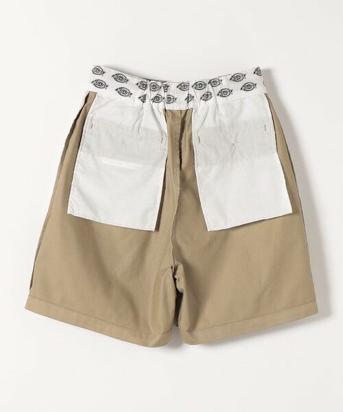 SHIPS / シップス ショート・ハーフ・半端丈パンツ | DICKIES:〈洗濯機可能〉ツイル ツータック ショート パンツ | 詳細9