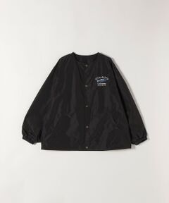 SHIPS / シップス ノーカラージャケット | PARROTT CANVAS:〈洗濯機可能〉ノーカラー ジャケット