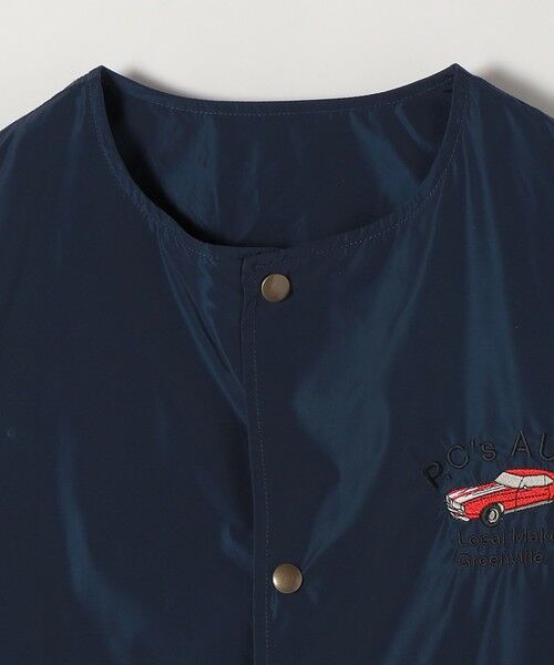 SHIPS / シップス ノーカラージャケット | PARROTT CANVAS:〈洗濯機可能〉ノーカラー ジャケット | 詳細5