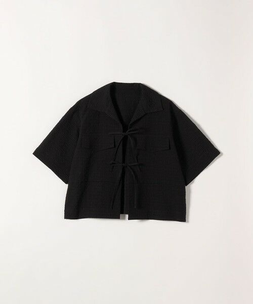 SHIPS / シップス シャツ・ブラウス | 《予約》SHIPS any:〈手洗い可能〉サッカー リボン 開襟シャツ 羽織り | 詳細19