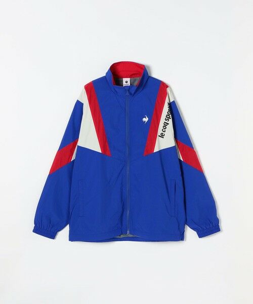 SHIPS / シップス ナイロンジャケット | le coq sportif:〈撥水加工/洗濯機可能〉ナイロン ウィンドブレーカー ジャケット（ブルー）