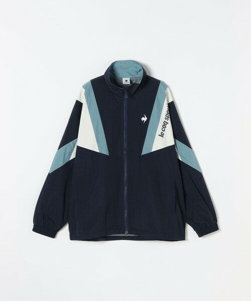 SHIPS / シップス ナイロンジャケット | le coq sportif:〈撥水加工/洗濯機可能〉ナイロン ウィンドブレーカー ジャケット（ネイビー）