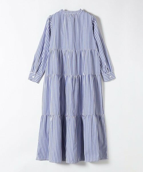 SHIPS / シップス ロング・マキシ丈ワンピース | The Bagmati:〈手洗い可能〉ギャザー ストライプ ワンピース | 詳細1