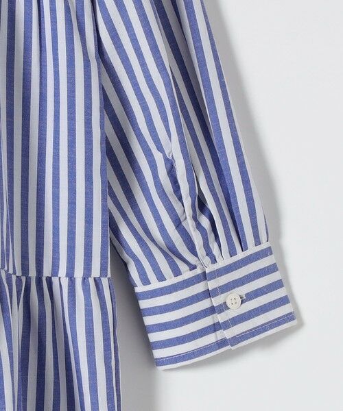 SHIPS / シップス ロング・マキシ丈ワンピース | The Bagmati:〈手洗い可能〉ギャザー ストライプ ワンピース | 詳細6