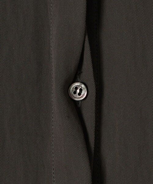 SHIPS / シップス ロング・マキシ丈ワンピース | 《予約》SHIPS any:〈洗濯機可能〉ツイル バンドカラー シャツ ワンピース | 詳細11