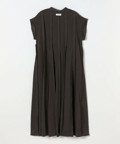 SHIPS / シップス ロング・マキシ丈ワンピース | 《予約》SHIPS any:〈洗濯機可能〉ツイル バンドカラー シャツ ワンピース | 詳細16