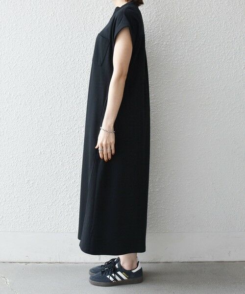 SHIPS / シップス ロング・マキシ丈ワンピース | 《予約》SHIPS any:〈接触冷感/汗染み防止加工/洗濯機可能〉スキッパー Aライン ワンピース | 詳細11