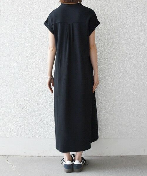 SHIPS / シップス ロング・マキシ丈ワンピース | 《予約》SHIPS any:〈接触冷感/汗染み防止加工/洗濯機可能〉スキッパー Aライン ワンピース | 詳細12
