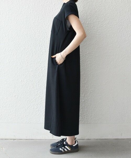 SHIPS / シップス ロング・マキシ丈ワンピース | 《予約》SHIPS any:〈接触冷感/汗染み防止加工/洗濯機可能〉スキッパー Aライン ワンピース | 詳細13