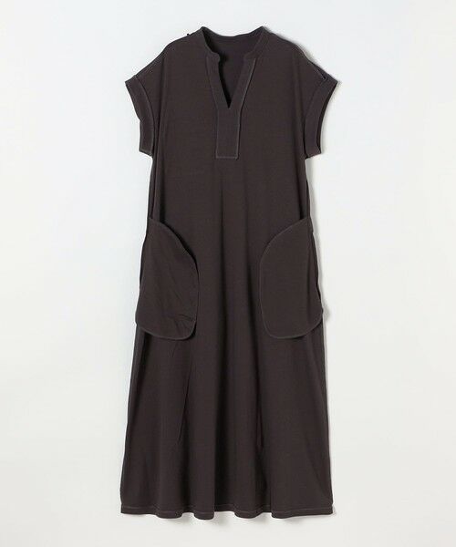 SHIPS / シップス ロング・マキシ丈ワンピース | 《予約》SHIPS any:〈接触冷感/汗染み防止加工/洗濯機可能〉スキッパー Aライン ワンピース | 詳細26