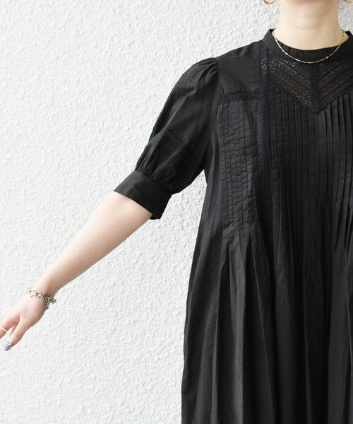 SHIPS / シップス ロング・マキシ丈ワンピース | SHIPS any:〈洗濯機可能〉キャンブリック レース ピンタック パフスリーブ ワンピース | 詳細23