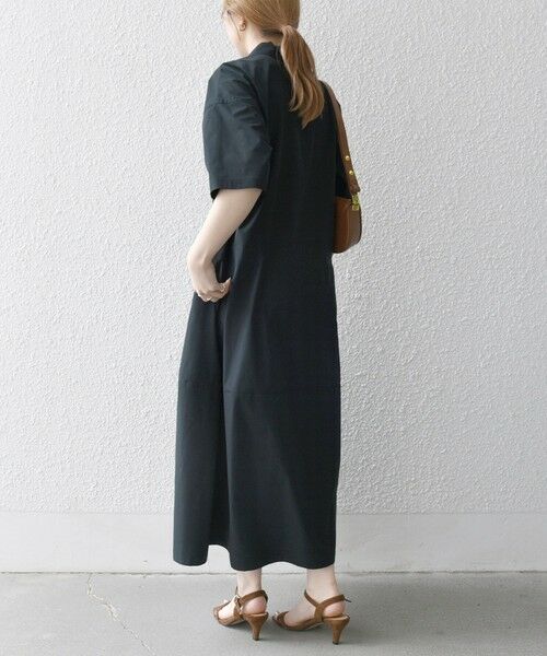 SHIPS / シップス ロング・マキシ丈ワンピース | 《予約》SHIPS any:〈洗濯機可能〉タイプライター ボリューム シャツ ワンピース 2 | 詳細2