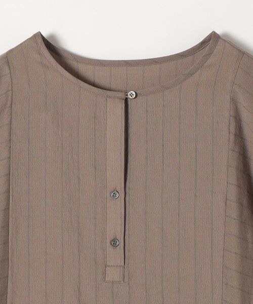 SHIPS / シップス ロング・マキシ丈ワンピース | SHIPS any:〈洗濯機可能〉リネン ミックス ボリュームスリーブ ストライプ ワンピース | 詳細21