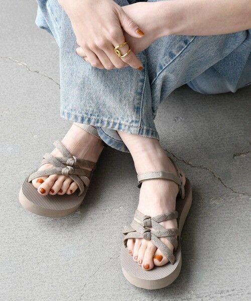 SHIPS / シップス サンダル | 《予約》TEVA: MIDFORM KENA SLIM ストラップ サンダル | 詳細13