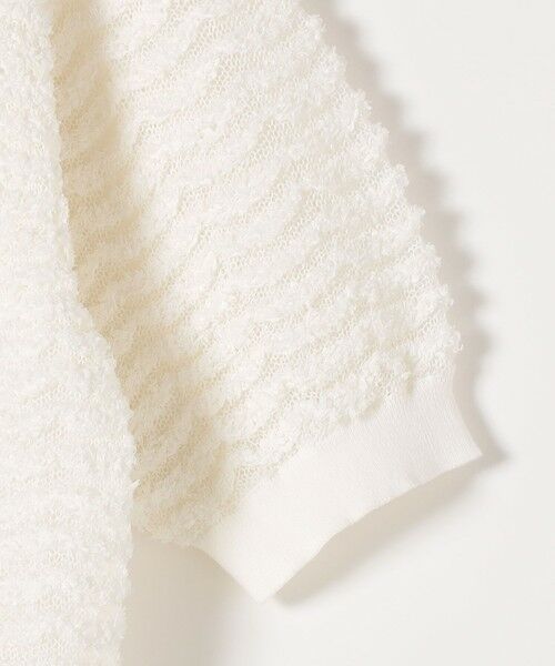 SHIPS / シップス ニット・セーター | 《予約》SHIPS any:〈手洗い可能〉シアー ジャカード スキッパー ポロ ニット | 詳細11