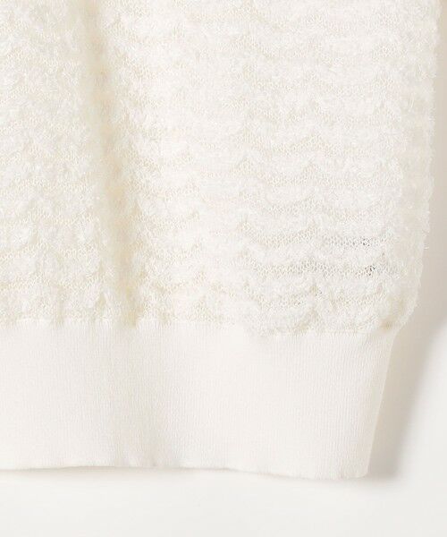 SHIPS / シップス ニット・セーター | 《予約》SHIPS any:〈手洗い可能〉シアー ジャカード スキッパー ポロ ニット | 詳細12