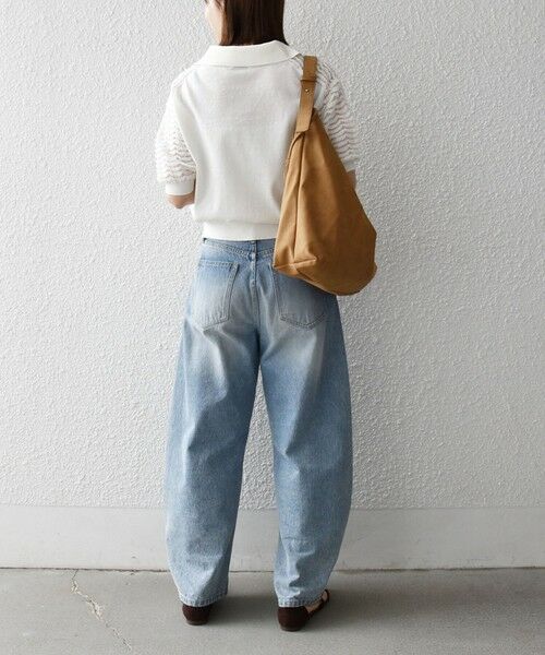 SHIPS / シップス ニット・セーター | 《予約》SHIPS any:〈手洗い可能〉シアー ジャカード スキッパー ポロ ニット | 詳細2