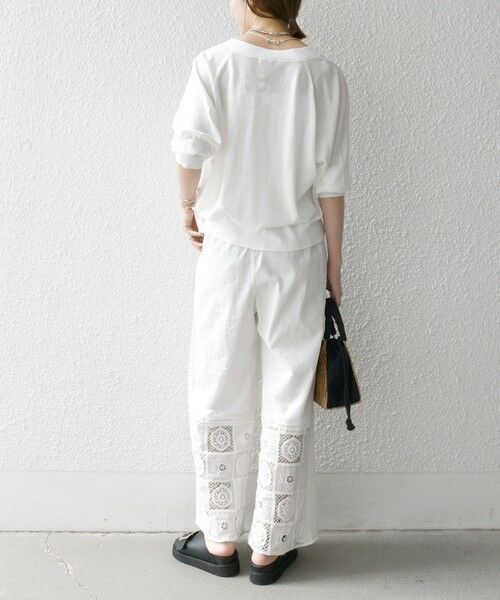 SHIPS / シップス カーディガン・ボレロ | 《予約》SHIPS any:〈手洗い可能〉リネン ミックス Vネック ショート シアー カーディガン 2 | 詳細1