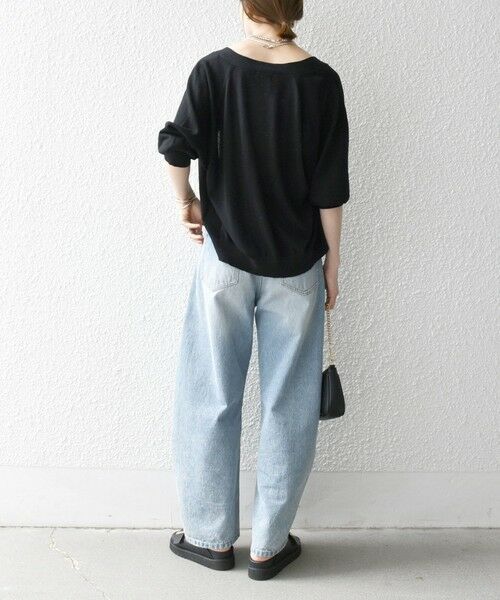 SHIPS / シップス カーディガン・ボレロ | 《予約》SHIPS any:〈手洗い可能〉リネン ミックス Vネック ショート シアー カーディガン 2 | 詳細27