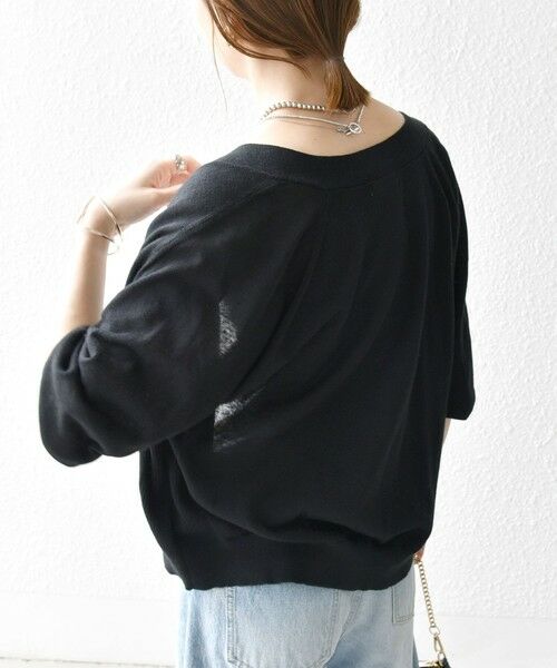 SHIPS / シップス カーディガン・ボレロ | 《予約》SHIPS any:〈手洗い可能〉リネン ミックス Vネック ショート シアー カーディガン 2 | 詳細29