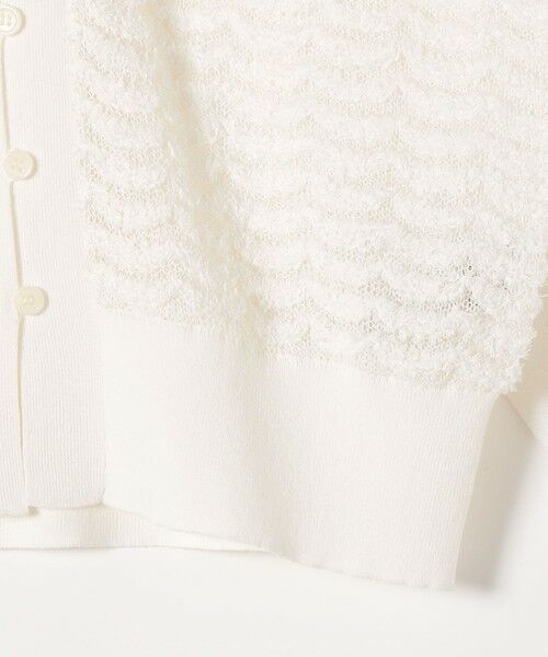 SHIPS / シップス カーディガン・ボレロ | 《予約》SHIPS any:〈手洗い可能〉シアー ジャカード コンパクト カーディガン | 詳細11