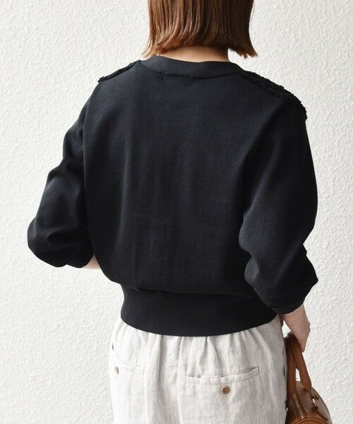 SHIPS / シップス カーディガン・ボレロ | 《予約》SHIPS any:〈手洗い可能〉シアー ジャカード コンパクト カーディガン | 詳細20