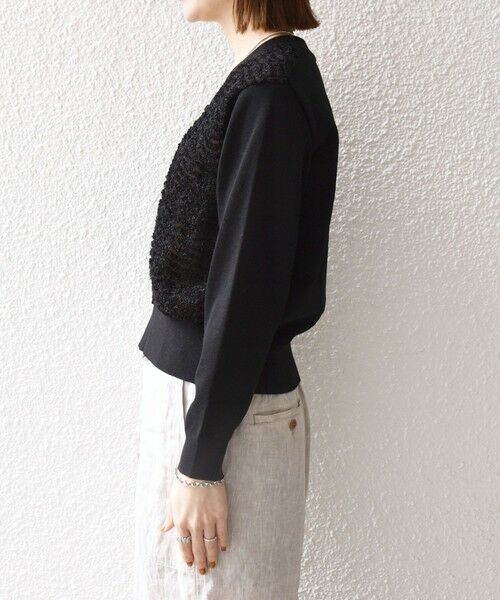 SHIPS / シップス カーディガン・ボレロ | 《予約》SHIPS any:〈手洗い可能〉シアー ジャカード コンパクト カーディガン | 詳細26