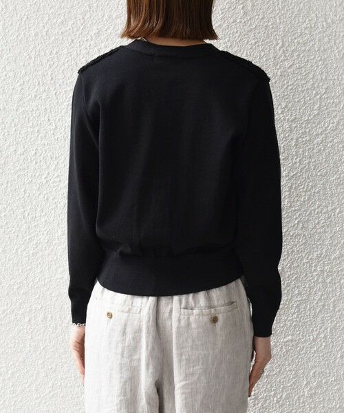 SHIPS / シップス カーディガン・ボレロ | 《予約》SHIPS any:〈手洗い可能〉シアー ジャカード コンパクト カーディガン | 詳細27