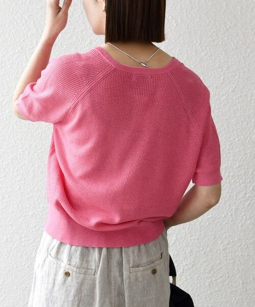 SHIPS / シップス ニット・セーター | 《予約》SHIPS any:〈手洗い可能〉リネン レーヨン ヘンリーネック プルオーバー | 詳細15