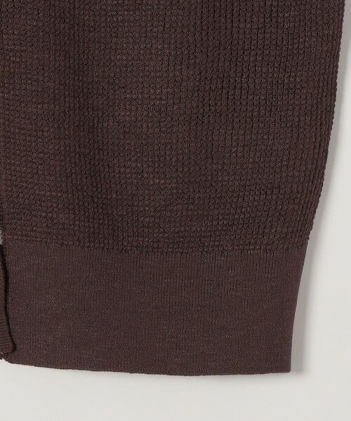 SHIPS / シップス ベスト | 《予約》SHIPS any:〈手洗い可能〉リネン レーヨン ステッチ 編み Vネック ベスト | 詳細10