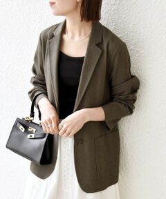 SHIPS / シップス テーラードジャケット | 《予約》SHIPS any: 〈手洗い可能〉リネンミックス テーラード ライト ジャケット