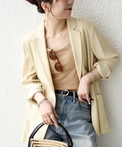 SHIPS / シップス テーラードジャケット | 《予約》SHIPS any: 〈手洗い可能〉リネンミックス テーラード ライト ジャケット