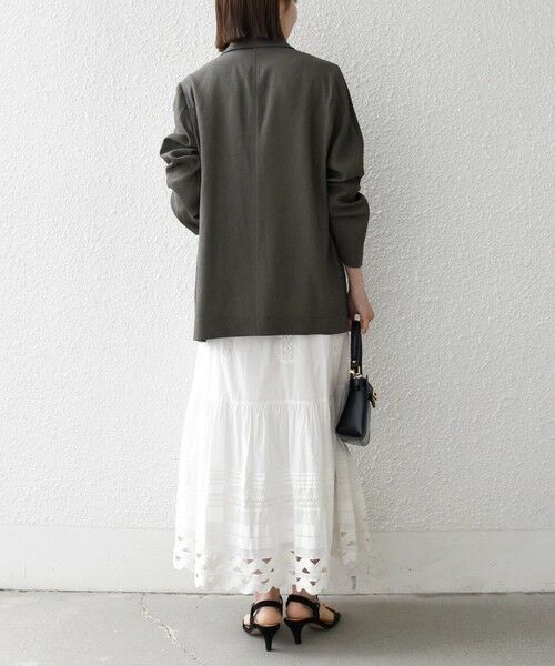 SHIPS / シップス テーラードジャケット | 《予約》SHIPS any: 〈手洗い可能〉リネンミックス テーラード ライト ジャケット | 詳細2