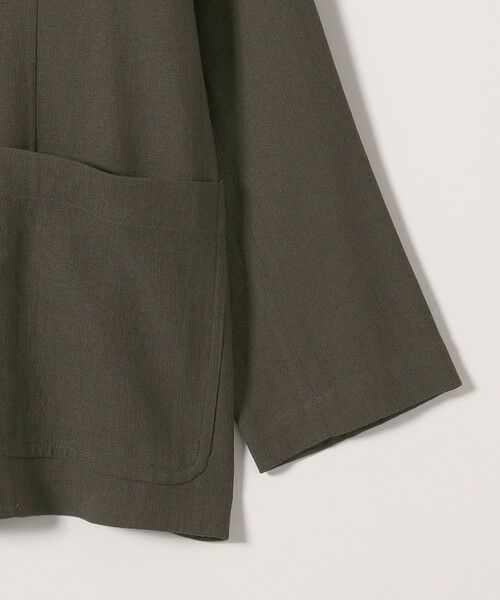 SHIPS / シップス テーラードジャケット | 《予約》SHIPS any: 〈手洗い可能〉リネンミックス テーラード ライト ジャケット | 詳細12