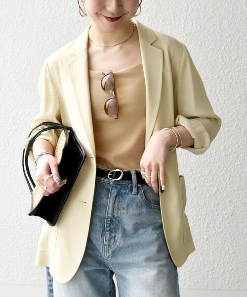 SHIPS / シップス テーラードジャケット | 《予約》SHIPS any: 〈手洗い可能〉リネンミックス テーラード ライト ジャケット | 詳細20