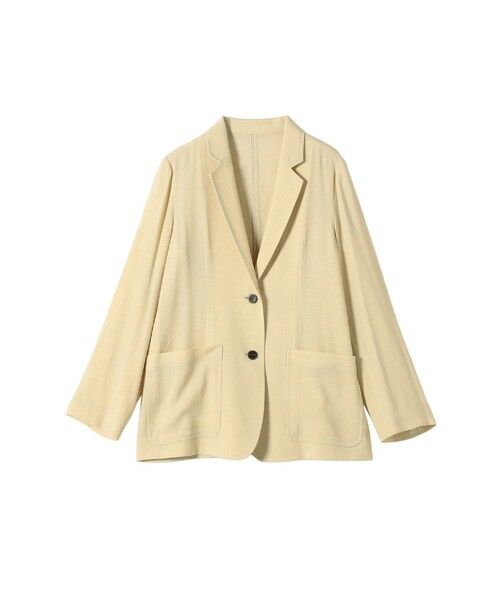 SHIPS / シップス テーラードジャケット | 《予約》SHIPS any: 〈手洗い可能〉リネンミックス テーラード ライト ジャケット | 詳細28