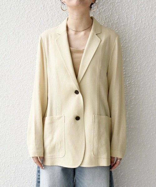 SHIPS / シップス テーラードジャケット | 《予約》SHIPS any: 〈手洗い可能〉リネンミックス テーラード ライト ジャケット | 詳細30