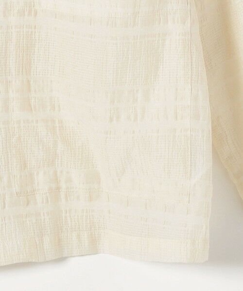 SHIPS / シップス テーラードジャケット | SHIPS any:〈手洗い可能〉シアー チェック ルーズ テーラード シングル ジャケット | 詳細23