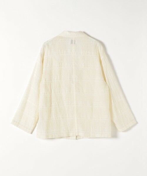 SHIPS / シップス テーラードジャケット | SHIPS any:〈手洗い可能〉シアー チェック ルーズ テーラード シングル ジャケット | 詳細26