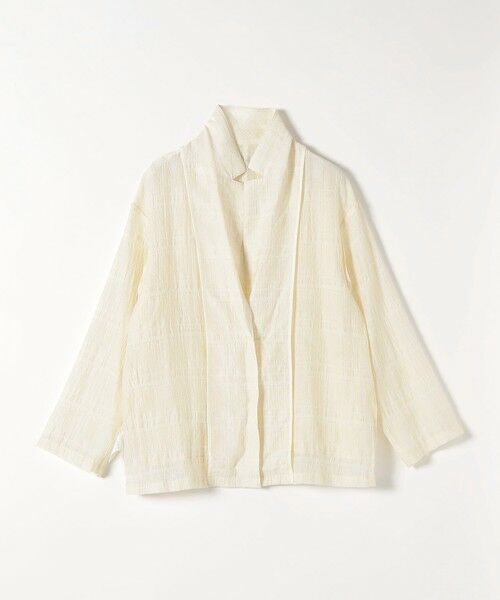 SHIPS / シップス テーラードジャケット | SHIPS any:〈手洗い可能〉シアー チェック ルーズ テーラード シングル ジャケット | 詳細27