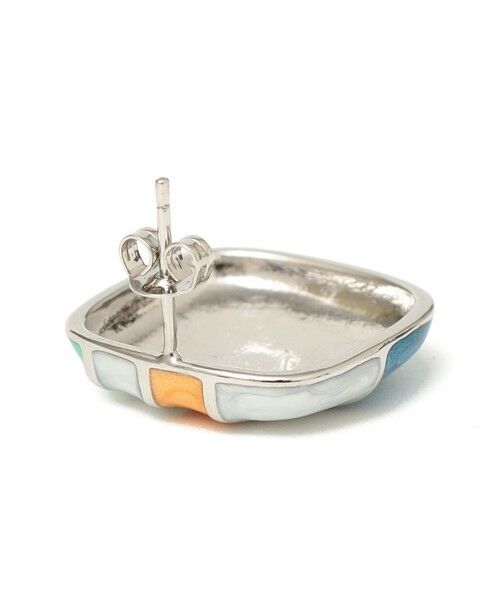 SHIPS / シップス ピアス・イヤリング | SHIPS any: マルチ カラー スクエア ピアス | 詳細1