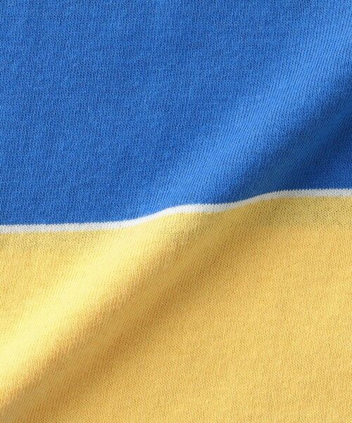 SHIPS / シップス Tシャツ | Champion:〈洗濯機可能〉ワイド ボーダー ワンポイント 刺繍 Tシャツ<KIDS> | 詳細9