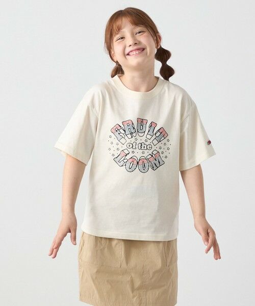 SHIPS / シップス Tシャツ | FRUIT OF THE LOOM:〈洗濯機可能〉ロゴ プリント Tシャツ<KIDS> | 詳細3