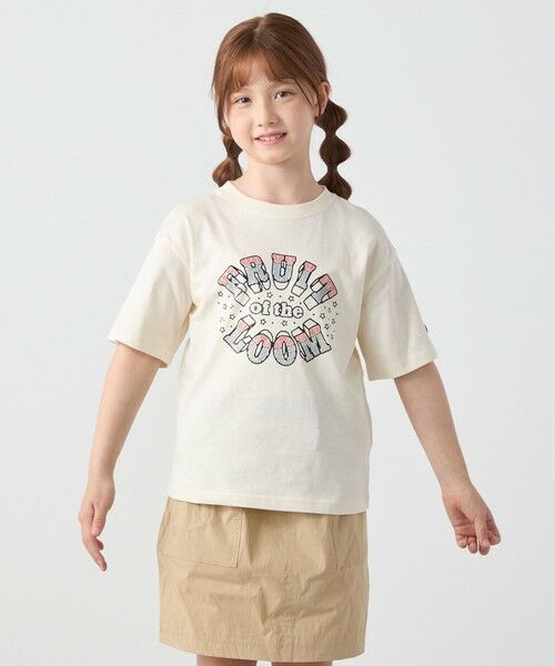 SHIPS / シップス Tシャツ | FRUIT OF THE LOOM:〈洗濯機可能〉ロゴ プリント Tシャツ<KIDS> | 詳細4